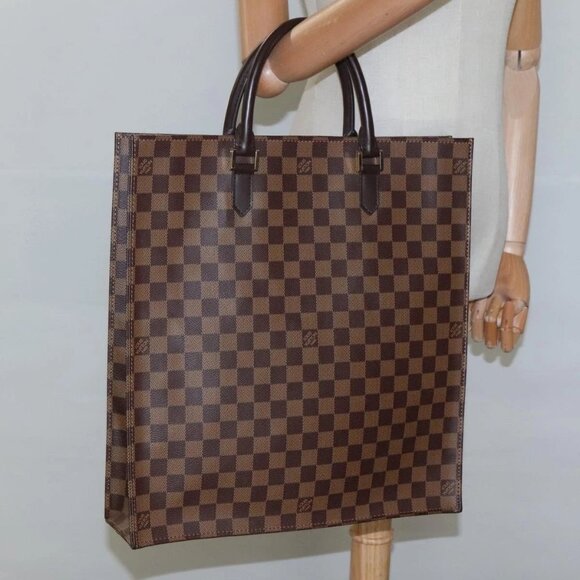 LOUIS VUITTON Damier Ebene Sac Plat Hand Bag - Picture 13 of 15